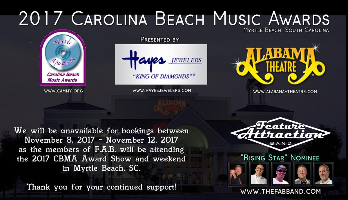 CBMA Awards Show Information